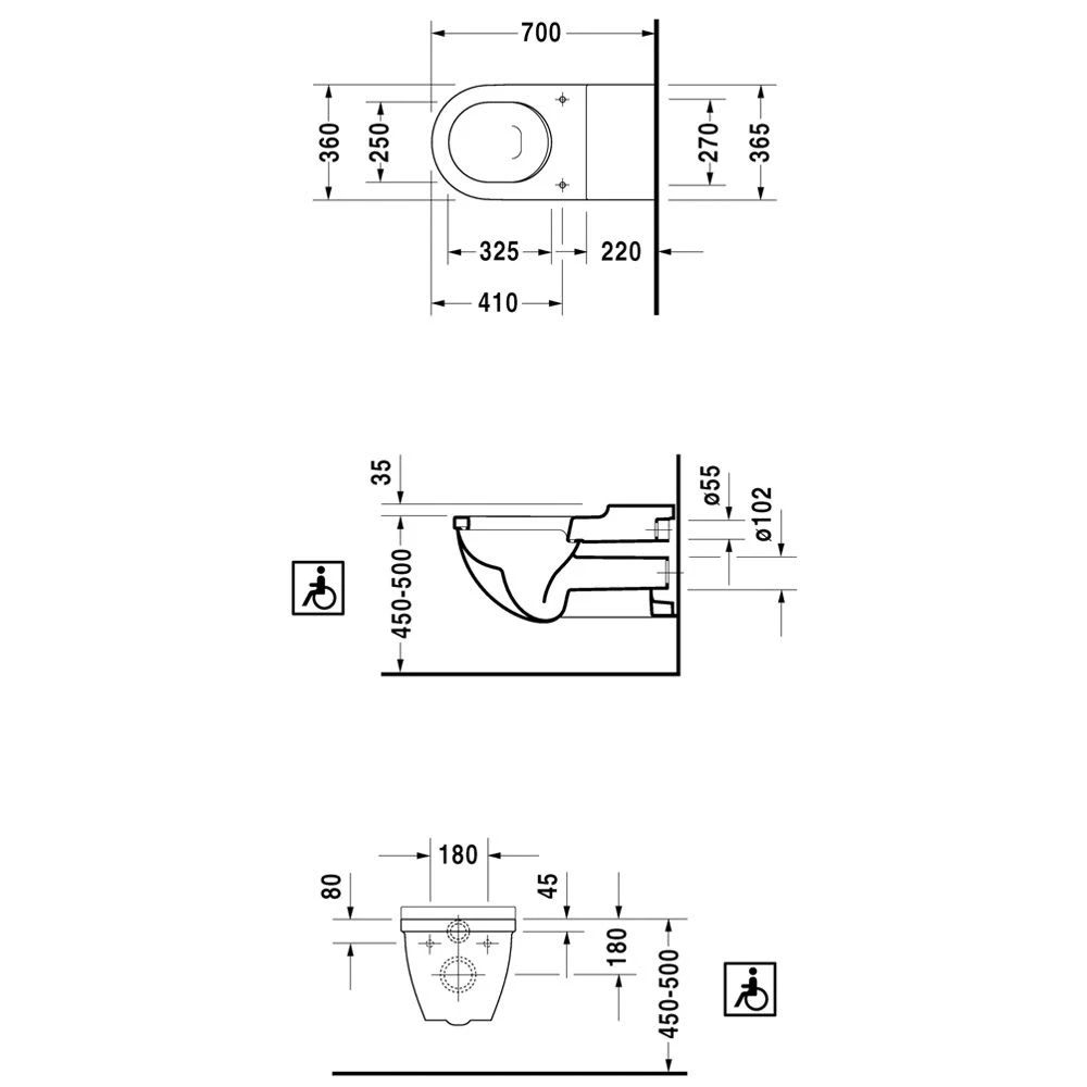 Duravit Starck 3 Wand-WC Vital 6 Duravit Starck 3 Wand-WC Vital – Bild 4