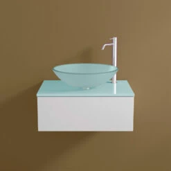 Progettobagno Luna Waschtischkonsole 60 Cm Mit Auszug Und Glasplatte -Badwelt Verkauf progettobagno luna konsolen mit auszug und 6081769