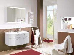 Puris Speed Mineralguss Möbelwaschtisch 80 Cm