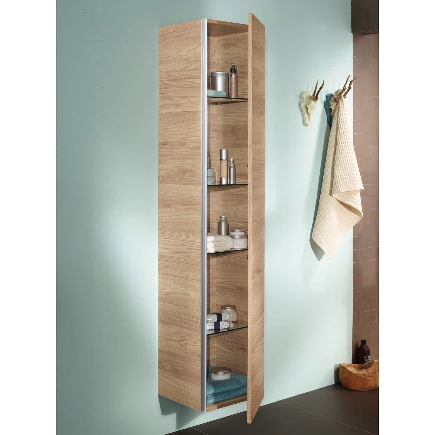Sanipa 3way Hochschrank 40 Cm, 1 Tür Mit Türanschlag Rechts Mit Stangengriff 4 Sanipa 3way Hochschrank 40 Cm, 1 Tür Mit Türanschlag Rechts Mit Stangengriff – Bild 2