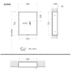 Sanipa Reflection Spiegelschrank WIM 60 Cm Türanschlag Links -Badwelt Verkauf sanipa reflection spiegelschraenke melamin spiegelschrank wilma 5765434