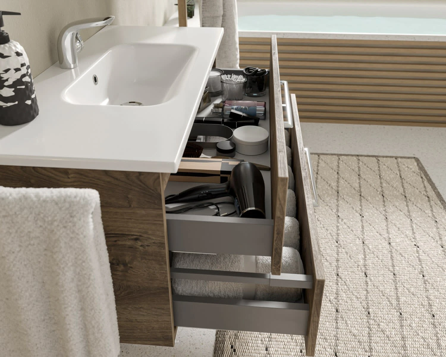 Steinkamp Joy 2.0 Waschtischunterschrank 100 Cm Mit Pelipal Waschtisch 4 Steinkamp Joy 2.0 Waschtischunterschrank 100 Cm Mit Pelipal Waschtisch – Bild 2