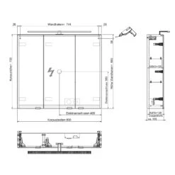 Steinkamp Living 2.0 Badmöbel Set 80 Cm Mit Spiegelschrank -Badwelt Verkauf steinkamp badmoebel living 2 moebelsets mit 8380267