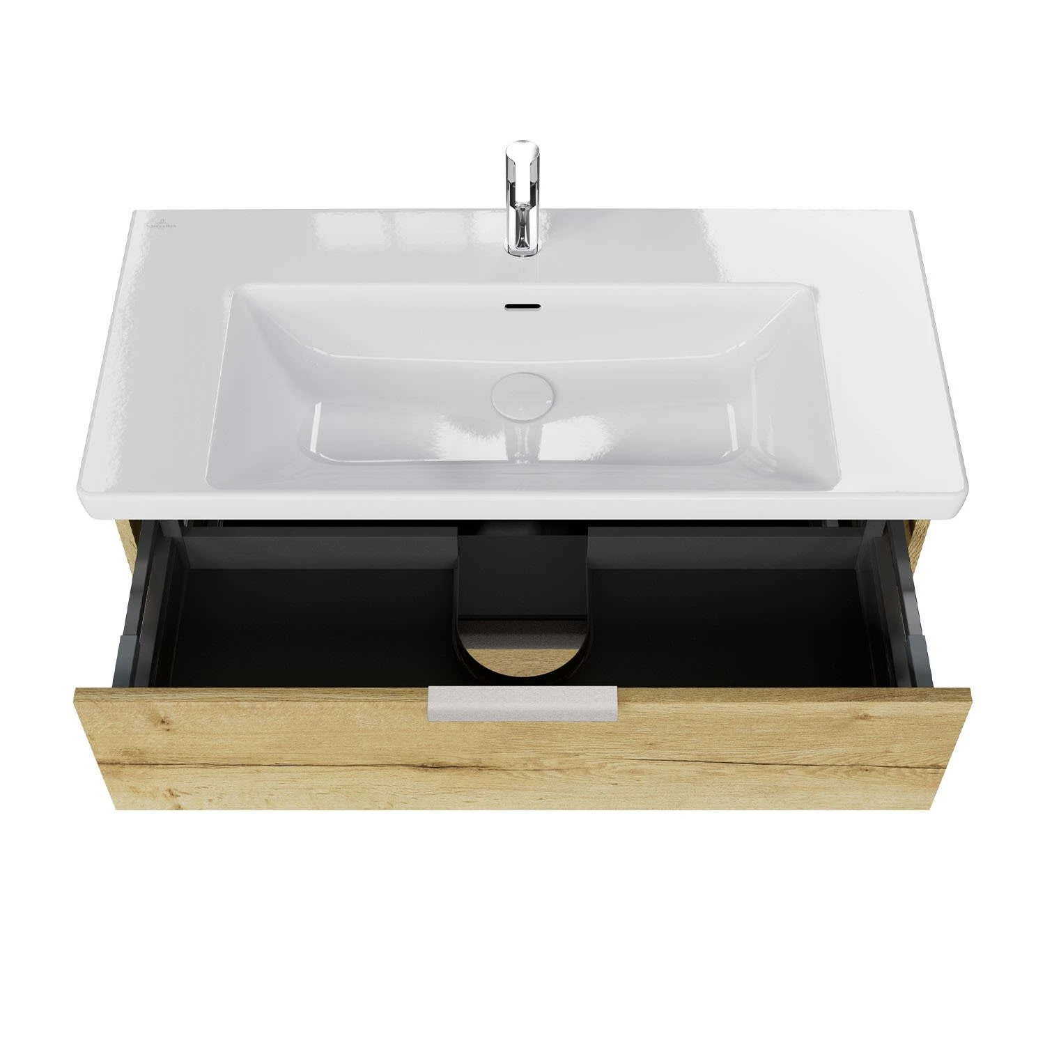 Steinkamp Living 2.0 Waschtischunterschrank 95 Cm Mit Villeroy & Boch Subway 3.0 Waschtisch 100 Cm Mit Überlauf 5 Steinkamp Living 2.0 Waschtischunterschrank 95 Cm Mit Villeroy & Boch Subway 3.0 Waschtisch 100 Cm Mit Überlauf – Bild 3