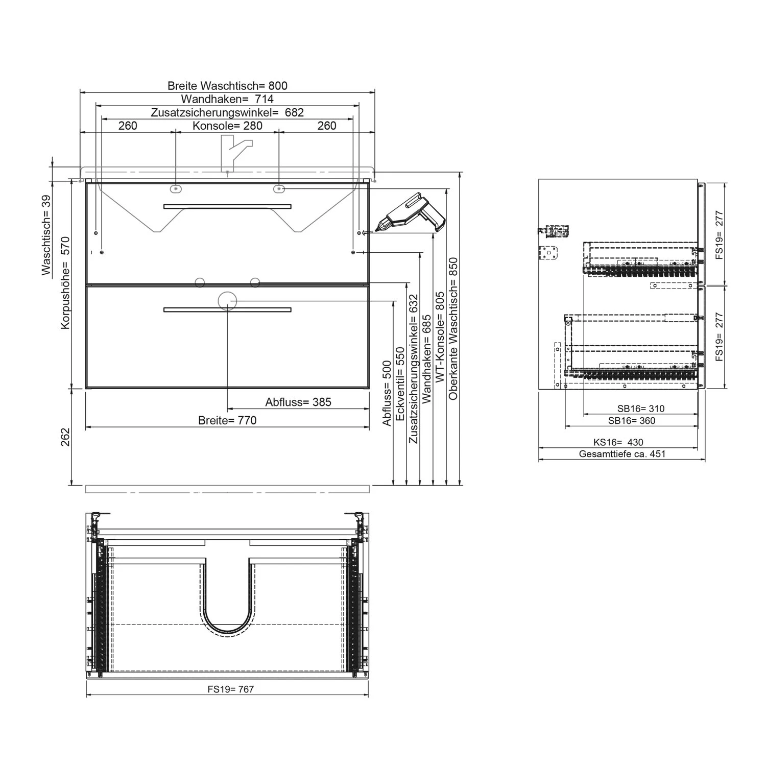 Steinkamp Living 2.0 Waschtisch 80 Cm Mit Unterschrank 77 Cm 6 Steinkamp Living 2.0 Waschtisch 80 Cm Mit Unterschrank 77 Cm – Bild 4