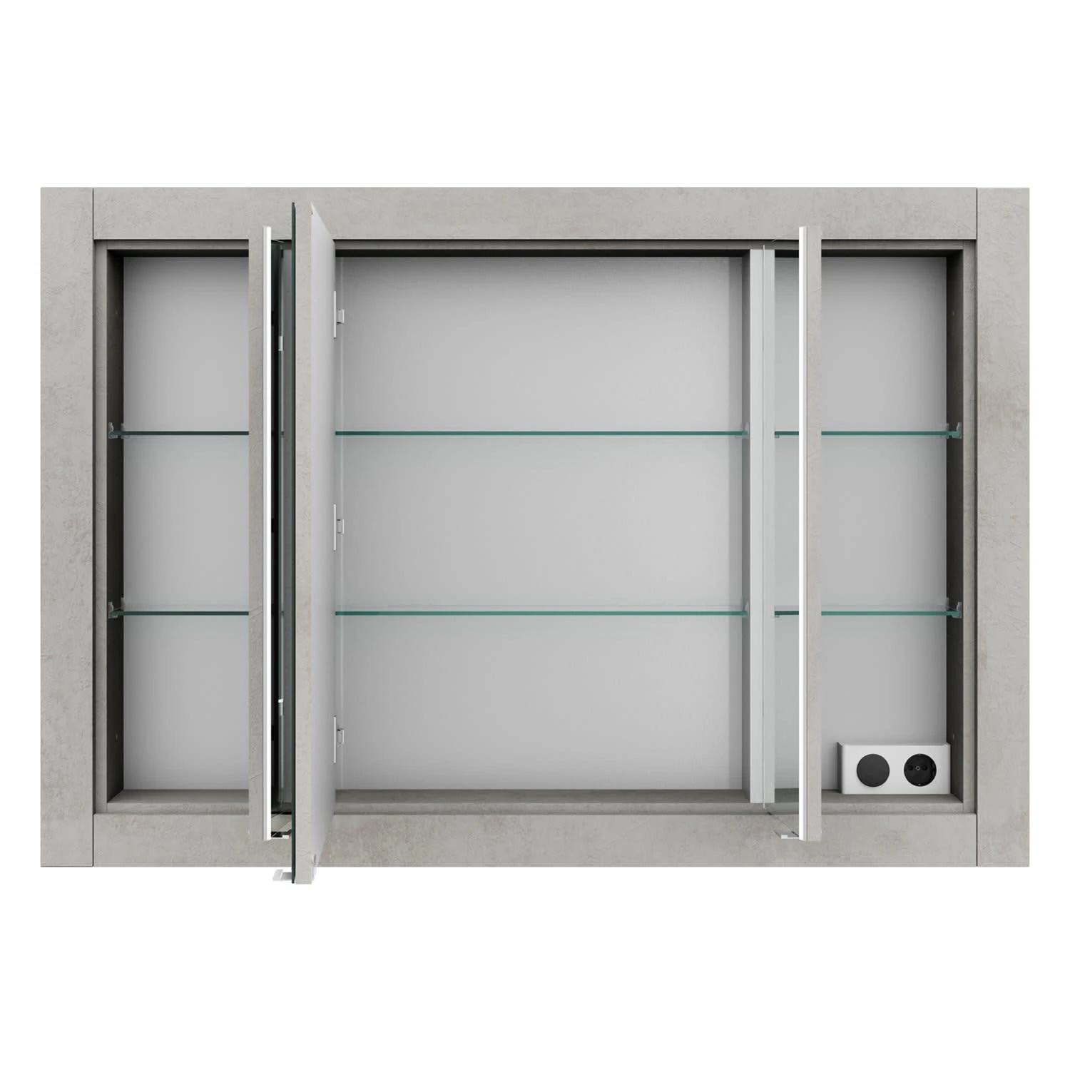Steinkamp Value Einbauspiegelschrank 105 Cm Mit 3 Türen Und LED-Beleuchtung 4 Steinkamp Value Einbauspiegelschrank 105 Cm Mit 3 Türen Und LED-Beleuchtung – Bild 2