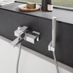 Villeroy & Boch Architectura Square Einhebel-Badewannenarmatur -Badwelt Verkauf villeroy boch alle kollektionen architectura armaturen 10107476