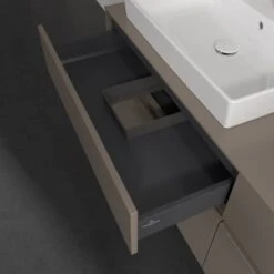 Villeroy & Boch Collaro Waschtischunterschrank 160 X 54,8 Cm Mit 4 Auszügen Und LED Licht, Für WT Beidseitig Ohne Ausschnitt -Badwelt Verkauf villeroy boch alle kollektionen collaro badmoebel 7121322