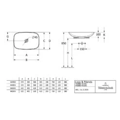Villeroy & Boch Loop & Friends Aufsatzwaschtisch 62 X 42 Cm Ohne Überlauf 9 Villeroy & Boch Loop & Friends Aufsatzwaschtisch 62 X 42 Cm Ohne Überlauf -Badwelt Verkauf villeroy boch alle kollektionen loop friends 4386290