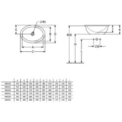 Villeroy & Boch Loop & Friends Einbauwaschbecken Oval 57 X 41 Cm, Mit Überlauf 7 Villeroy & Boch Loop & Friends Einbauwaschbecken Oval 57 X 41 Cm, Mit Überlauf -Badwelt Verkauf villeroy boch alle kollektionen loop friends 9131891