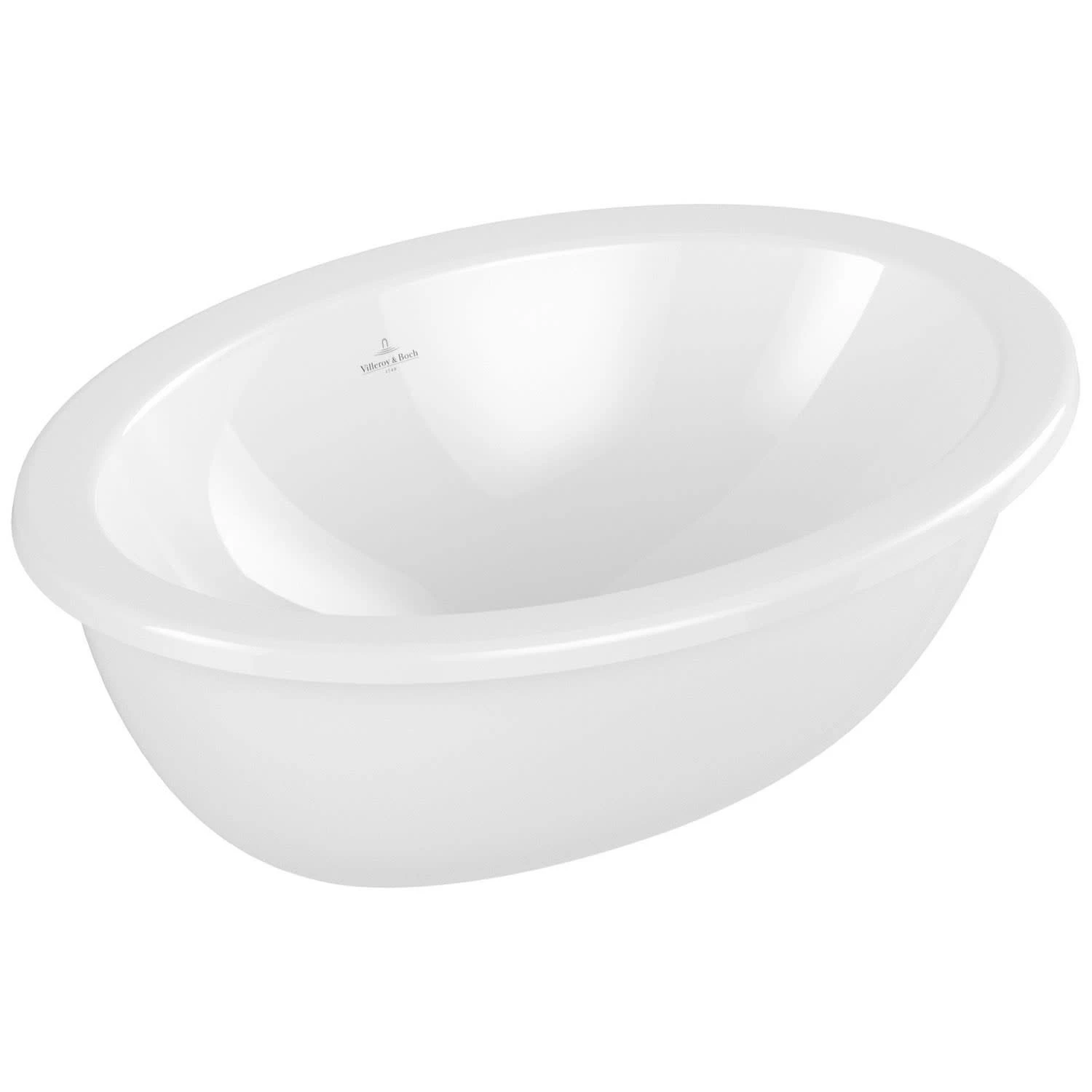 Villeroy & Boch Loop & Friends Einbauwaschbecken Oval 57 X 41 Cm, Mit Überlauf 4 Villeroy & Boch Loop & Friends Einbauwaschbecken Oval 57 X 41 Cm, Mit Überlauf – Bild 2