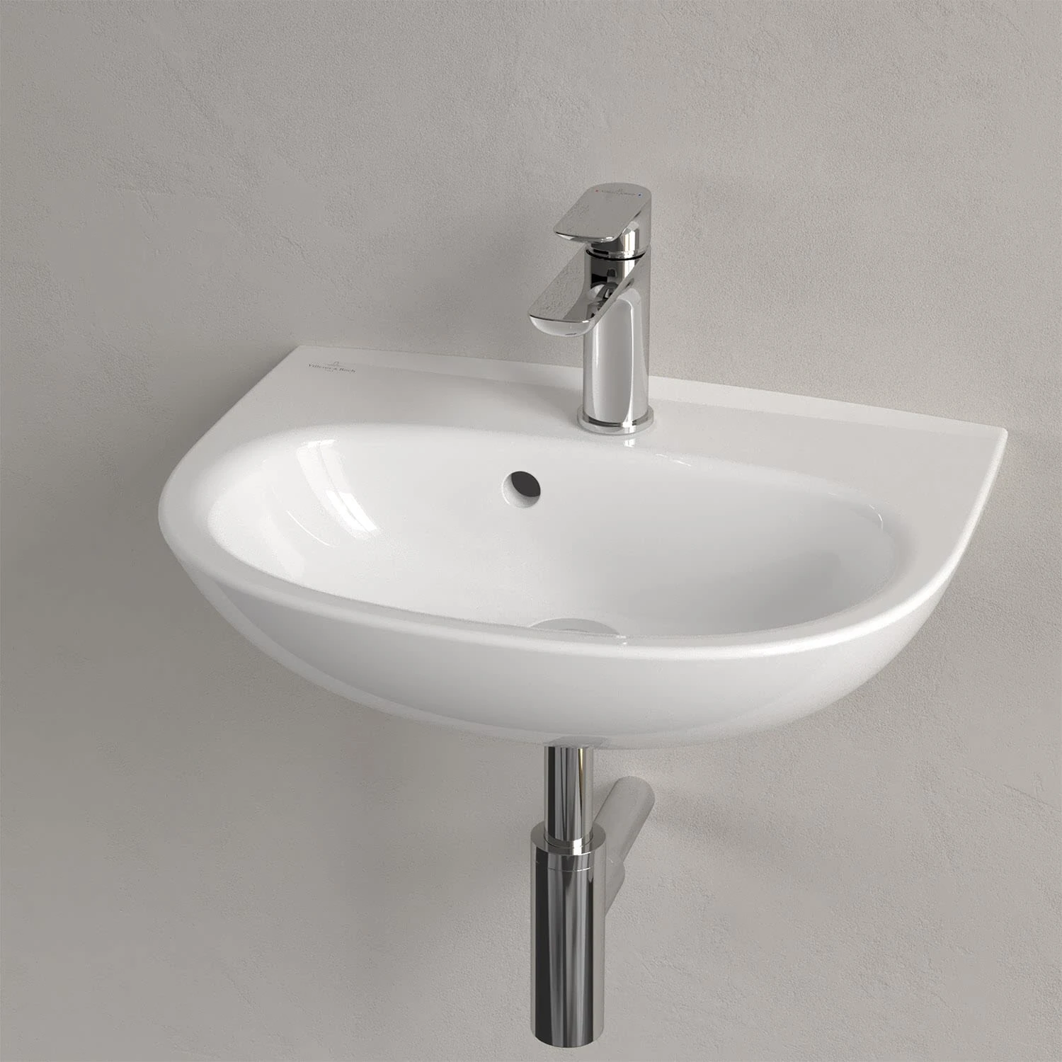 Villeroy & Boch O.novo Handwaschbecken 50 X 38 Cm, Mit Überlauf 4 Villeroy & Boch O.novo Handwaschbecken 50 X 38 Cm, Mit Überlauf – Bild 2