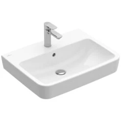 Villeroy & Boch O.novo Aufsatz-Waschtisch 60 X 46 Cm Mit Überlauf, 1 Hahnloch