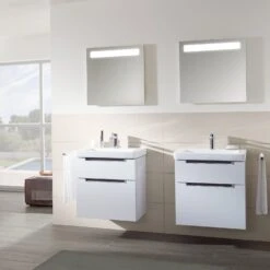 Villeroy & Boch Subway 2.0 Waschtischunterschrank XXL 44 Cm, Griffe Chromfarbig Glänzend, 2 Auszüge -Badwelt Verkauf villeroy boch alle kollektionen subway 2 9411671