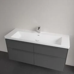 Villeroy & Boch Subway 3.0 Badmöbel-Set 130 Cm, Griff In Möbelfarbe, 4 Auszüge