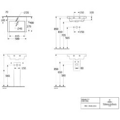 Villeroy & Boch Subway 3.0 Badmöbel-Set 50 Cm, Griff In Möbelfarbe, 1 Auszug 10 Villeroy & Boch Subway 3.0 Badmöbel-Set 50 Cm, Griff In Möbelfarbe, 1 Auszug -Badwelt Verkauf villeroy boch alle kollektionen subway 3 10417334