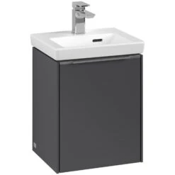 Villeroy & Boch Subway 3.0 Waschtischunterschrank 35,1 Cm, 1 Tür, Anschlag Links, Griff Glänzend
