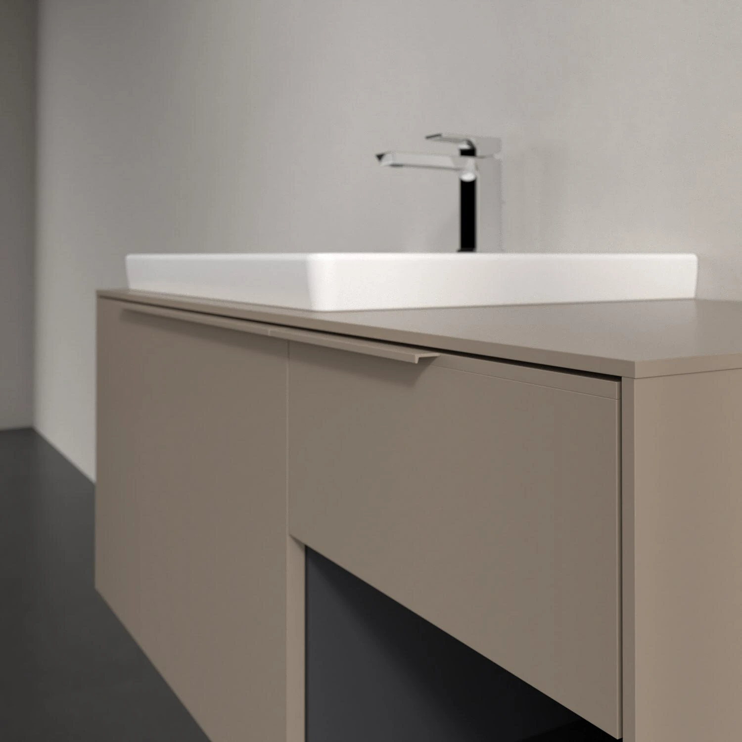 Villeroy & Boch Subway 3.0 Waschtischunterschrank 100,1 Cm, 2 Auszüge + Regal Rechts, Griffe Monochrom, Ohne LED-Licht 7 Villeroy & Boch Subway 3.0 Waschtischunterschrank 100,1 Cm, 2 Auszüge + Regal Rechts, Griffe Monochrom, Ohne LED-Licht – Bild 5