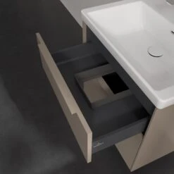 Villeroy & Boch Subway 3.0 Waschtischunterschrank 62,2 Cm, 2 Auszüge, Griffe Monochrom, Ohne LED-Licht -Badwelt Verkauf villeroy boch alle kollektionen subway 3 9561464