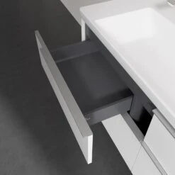 Villeroy & Boch Subway 3.0 Badmöbel-Set 130 Cm, 4 Auszüge, WT Für 2 Armaturen -Badwelt Verkauf villeroy boch alle kollektionen subway 3 detail7 10377848