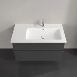 Villeroy & Boch Venticello Waschtischunterschrank XXL 95,3 Cm, Becken Rechts -Badwelt Verkauf villeroy boch alle kollektionen venticello badmoebel 9388715