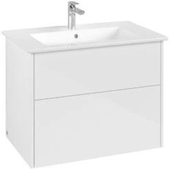 Villeroy & Boch Finero Waschtischunterschrank 80 Cm Mit Waschtisch Und Spiegel, 2 Auszüge 21 Villeroy & Boch Finero Waschtischunterschrank 80 Cm Mit Waschtisch Und Spiegel, 2 Auszüge -Badwelt Verkauf villeroy boch badmoebel finero waschtischunterschrank mit 6156301