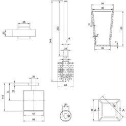 Villeroy & Boch Elements - Striking Toilettenbürstengarnitur